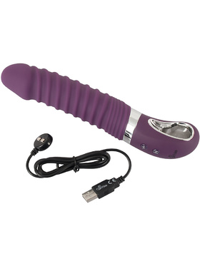 Sweet Smile: Warming Soft Vibrator, purple