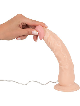 You2Toys: European Lover, Realistisk Dong med Vibrator, 23 cm