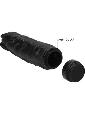 Shots Toys: Realistic Multispeed Vibrator, 23 cm, black