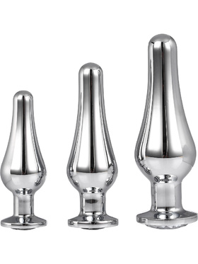 Dream Toys: Gleaming Love, Pleasure Plug Set, silver