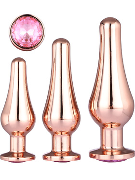 Dream Toys: Gleaming Love, Pleasure Plug Set, rosegold