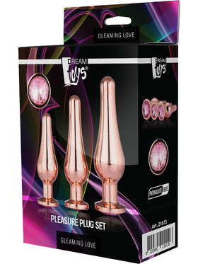 Dream Toys: Gleaming Love, Pleasure Plug Set, rosegold