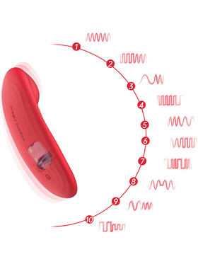 Magic Motion: Nyx, Smart App-Controlled Panty Vibrator, red