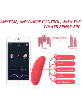 Magic Motion: Nyx, Smart App-Controlled Panty Vibrator, red