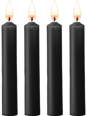 Ouch!: Teasing Wax Candles, 4-pack, black