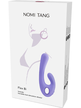 Nomi Tang: Flex Bi, Bendable Dual Vibrator, purple