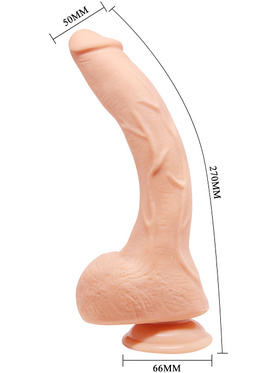 Beautiful Jack: Realistic Dildo with Suctioncup, 27 cm