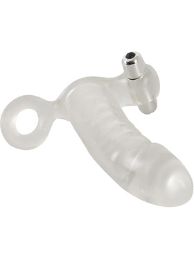 Crystal Clear: Vibrating Sleeve with Ball Ring