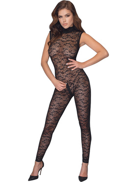 Cottelli Lingerie: Bodystocking in Lace with Zipper