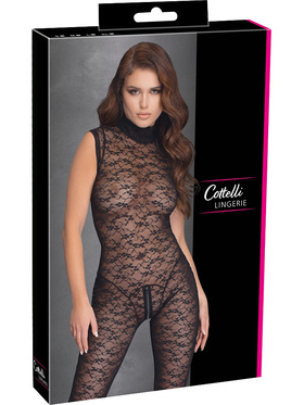 Cottelli Lingerie: Bodystocking in Lace with Zipper