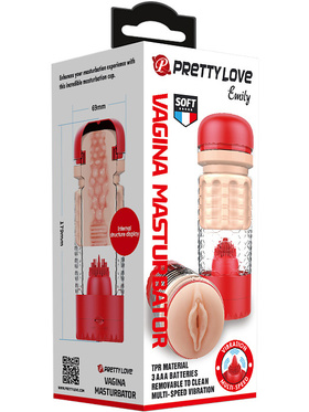 Pretty Love: Emily Vaginal Masturbator, red