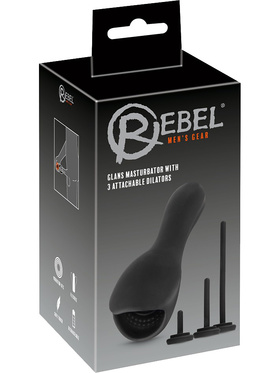 Rebel: Glans Masturbator with 3 Attachable Dilators