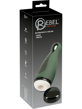 Rebel: Sucking & Vibrating Masturbator