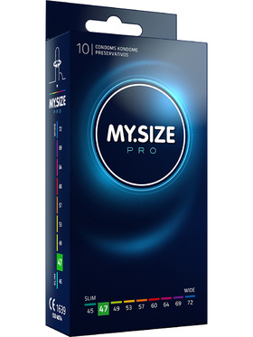 My.Size Pro: Condoms 47mm, 10-pack