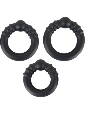 Rebel: 3 Heavy Silicone Cock Rings