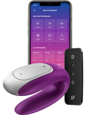 Satisfyer Connect: Double Fun, Partner Vibrator, purple