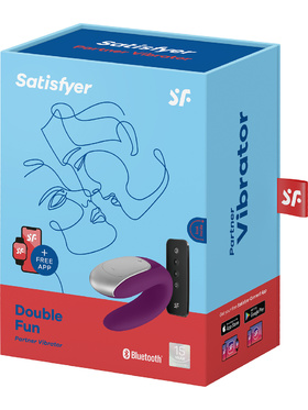 Satisfyer Connect: Double Fun, Partner Vibrator, purple