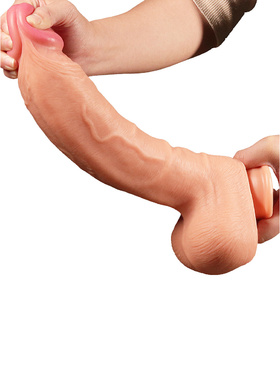 LoveToy: Dual-Layered Silicone Cock, 31 cm