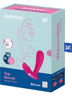 Satisfyer Connect: Top Secret, Wearable Vibrator, pink