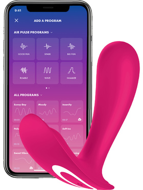 Satisfyer Connect: Top Secret, Wearable Vibrator, pink