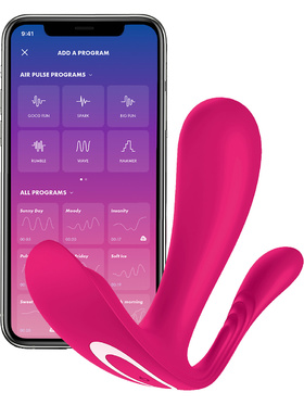 Satisfyer Connect: Top Secret +, Wearable Vibrator, pink