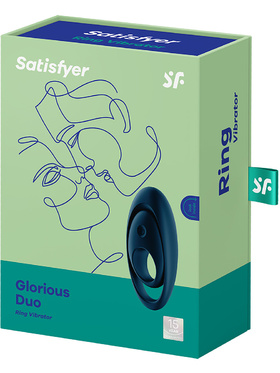 Satisfyer: Glorious Duo, Ring Vibrator, blue