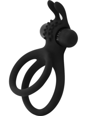 EasyToys: Share Ring, Double Vibrating Cock Ring with Rabbit Ears