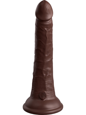 King Cock Elite: Dual Density Silicone Cock, 21 cm, dark