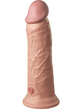 King Cock Elite: Dual Density Silicone Cock, 22 cm, light