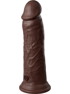 King Cock Elite: Dual Density Silicone Cock, 22 cm, dark