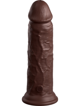 King Cock Elite: Dual Density Silicone Cock, 22 cm, dark