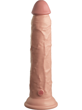 King Cock Elite: Dual Density Silicone Cock, 25 cm, light