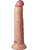 King Cock Elite: Dual Density Silicone Cock, 25 cm, light