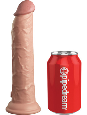 King Cock Elite: Dual Density Silicone Cock, 25 cm, light