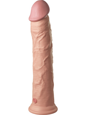 King Cock Elite: Dual Density Silicone Cock, 30 cm, light