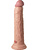 King Cock Elite: Dual Density Silicone Vibrating Cock, 25 cm, light