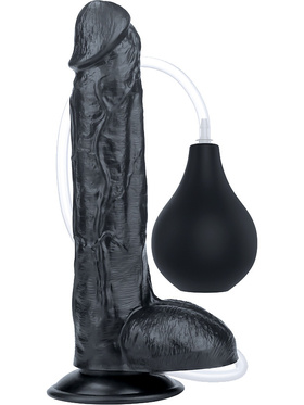 LoveToy: Squirt Extreme Dildo, 26 cm, black