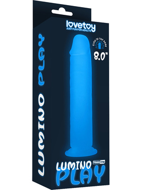 LoveToy: Lumino Play, Glow-in The-Dark Dildo, 21 cm