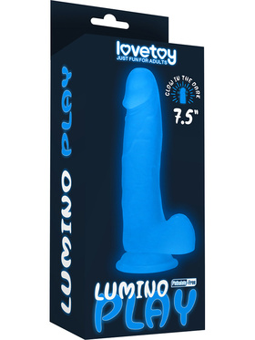 LoveToy: Lumino Play, Glow-In-The-Dark Dildo, 19 cm