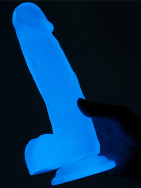 LoveToy: Lumino Play, Glow-In-The-Dark Dildo, 19 cm