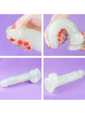 LoveToy: Lumino Play, Glow-In-The-Dark Dildo, 22 cm