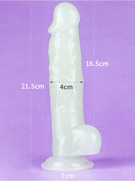 LoveToy: Lumino Play, Glow-In-The-Dark Dildo, 22 cm