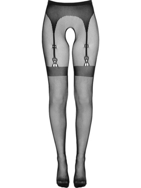 Cottelli Legwear: Crotchless Tights, One Size