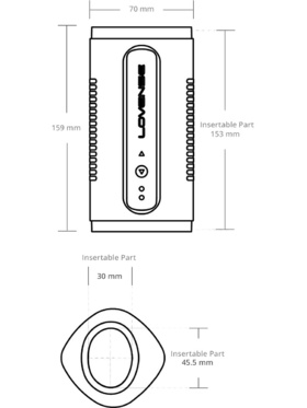 Lovense: Calor, Bluetooth Depth-Controlled Male Masturbator