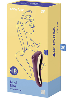 Satisfyer: Dual Kiss, Air Pulse Vibrator, purple