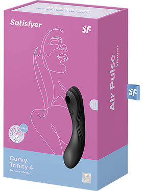 Satisfyer: Curvy Trinity 4, Air Pulse Vibrator, black