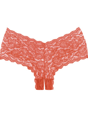 Allure Adore: Candy Apple Lace Panties, red, One Size