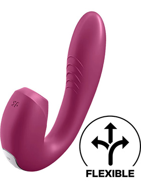 Satisfyer Connect: Sunray, Air Pulse Stimulator + Vibration, berry