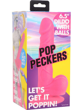 Pop Peckers: Poppin Dildo 16.5 cm, pink