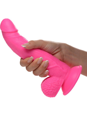 Pop Peckers: Poppin Dildo, 19cm, pink